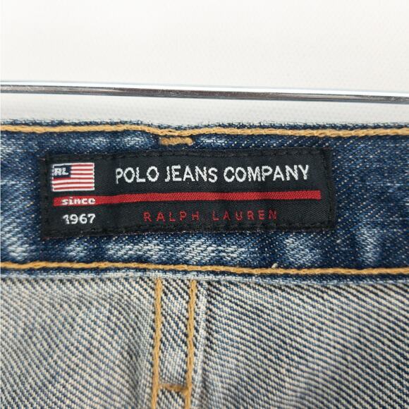 Polo Jeans Co Relaxed Fit Men’s Jeans 38x32 Fit 40 Medium Wash Classic Straight - Picture 3 of 12